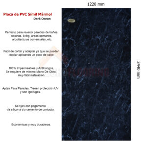 Dark Ocean | Placa de PVC UV