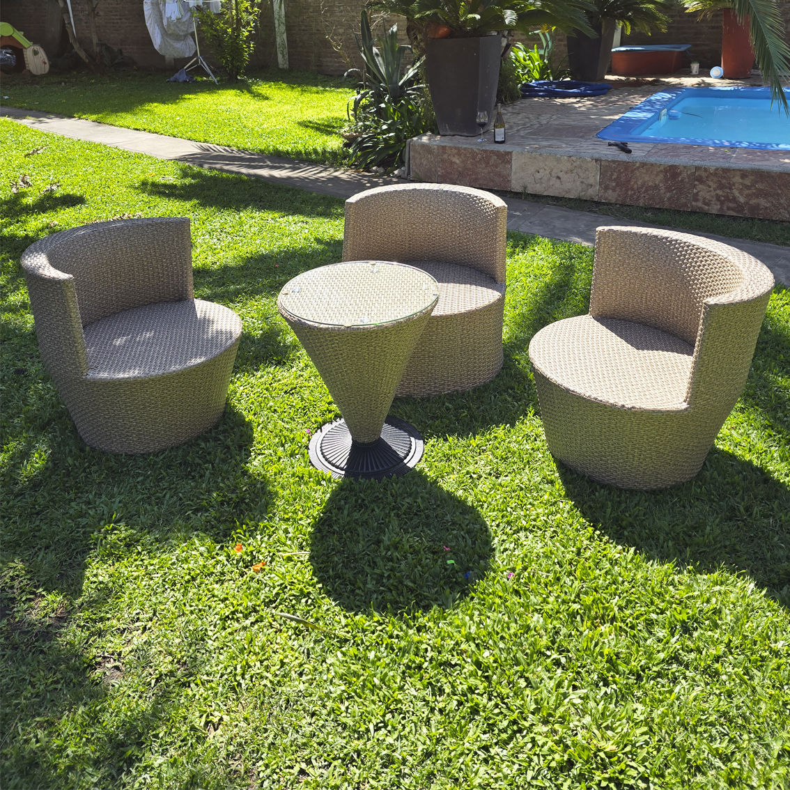 Set de Muebles Rattán Sintético 5 Piezas | Mod.1007 - Image 7