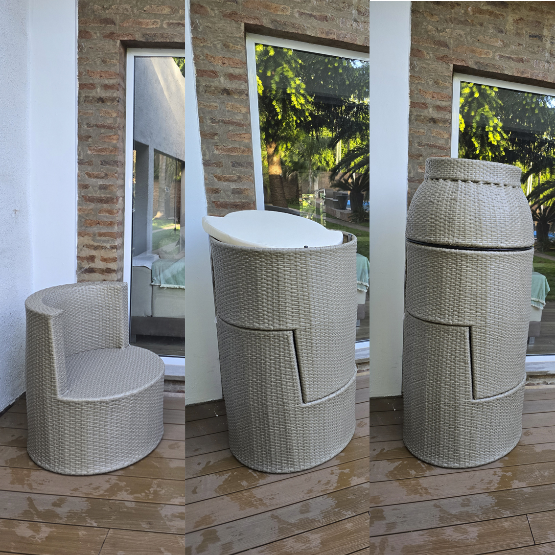 Set de Muebles Rattán Sintético 3 Piezas | Mod.959 - Image 8