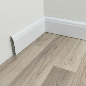 WHITE – Zócalo PVC Pegar/Encastrar