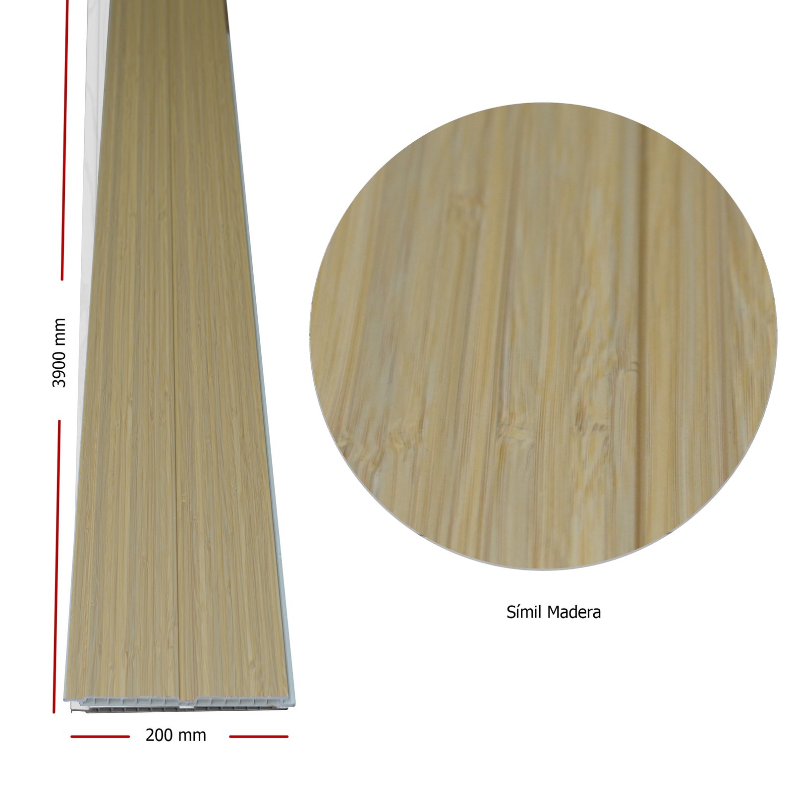 Madera Beige | Machimbre de PVC - Imagen 2